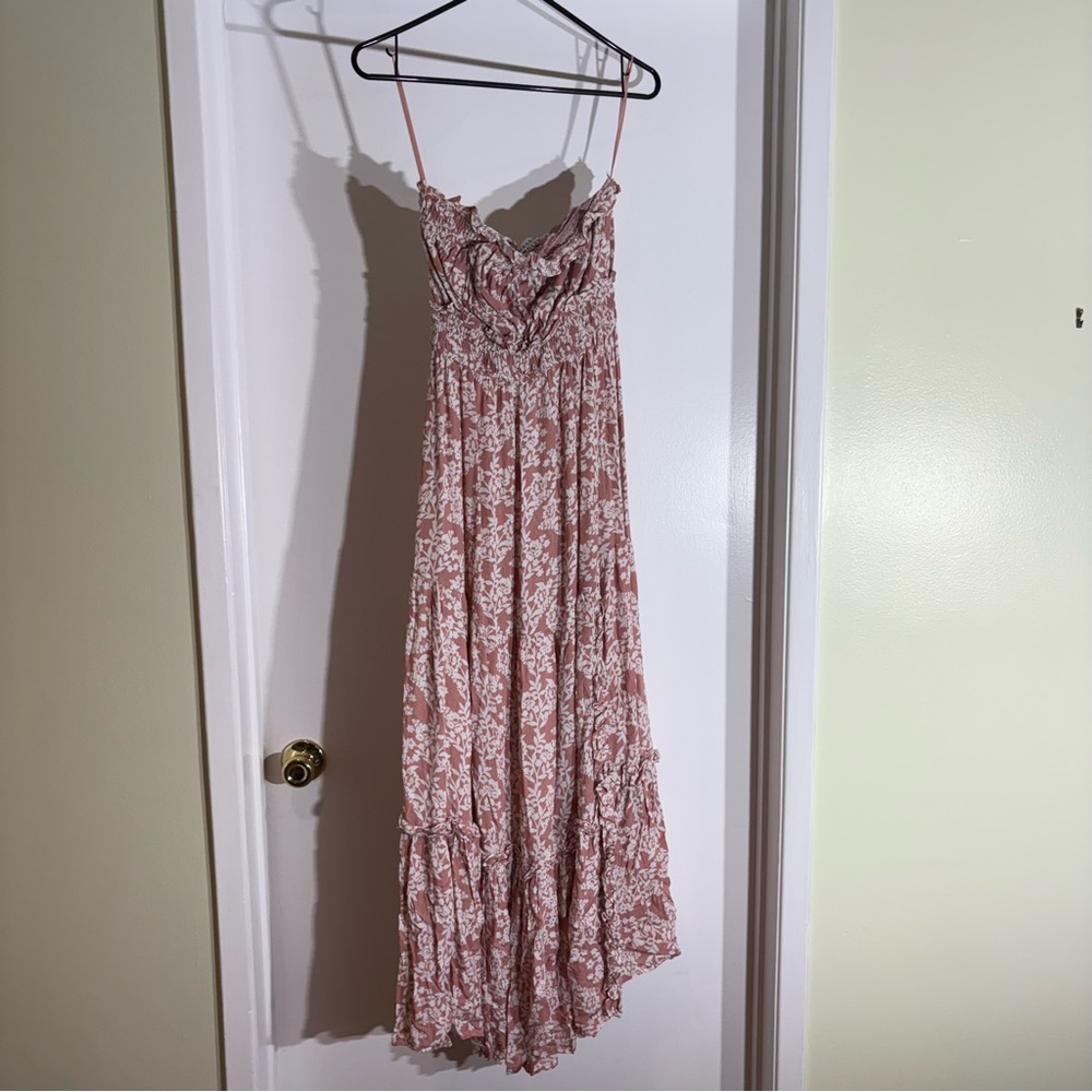 Hello Molly Blush Floral Maxi Dress